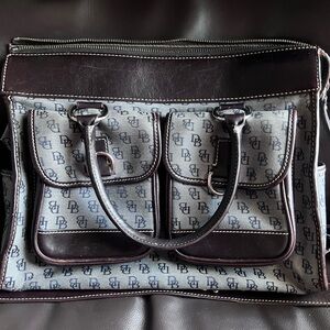 Dooney & Bourke Gray and Brown Handbag